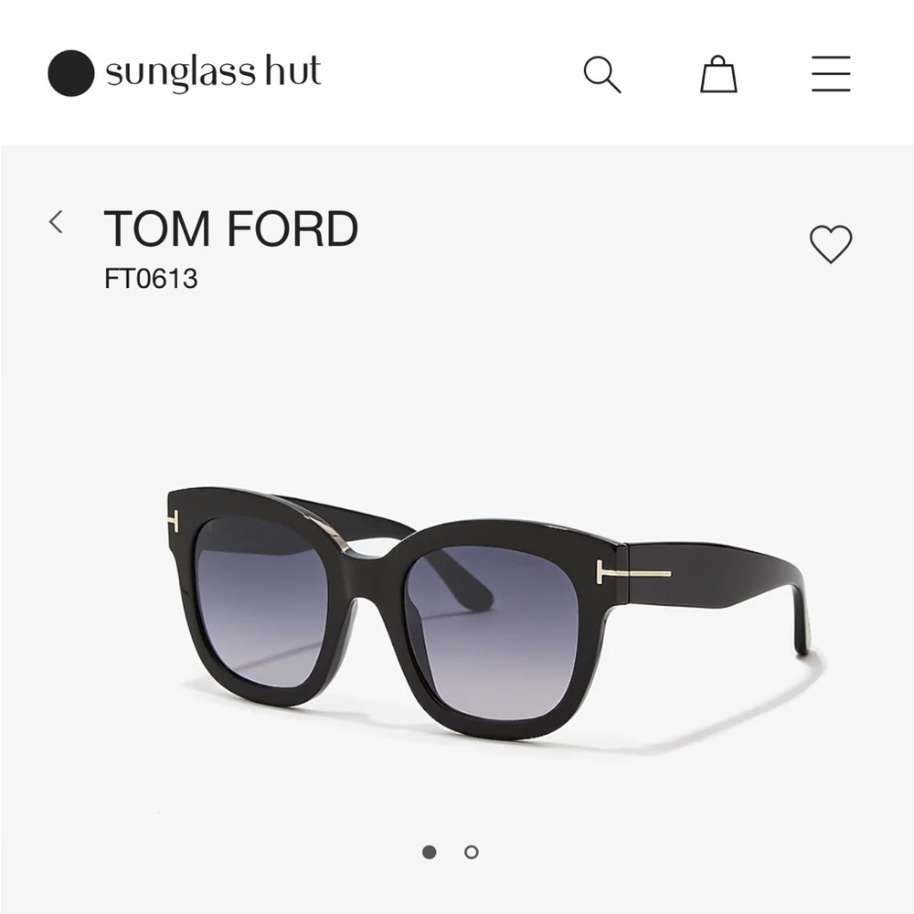Tom Ford Black Sunglasses